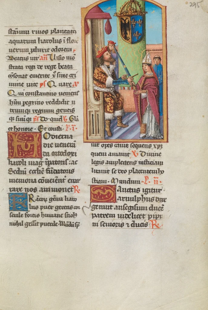 An illustration from Breviary of Jost von Silenen, <i>pars hiemalis</i>, 1493, leaf 593
