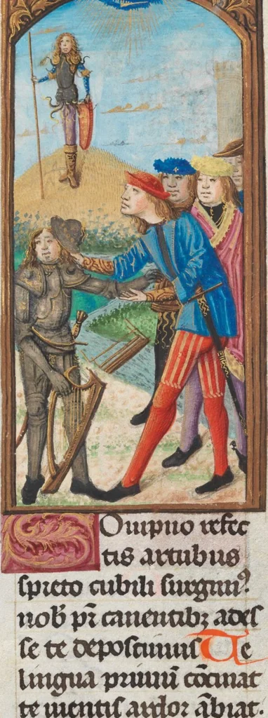 An illustration from Breviary of Jost von Silenen, <i>pars aestivalis</i>, 1493, leaf 57