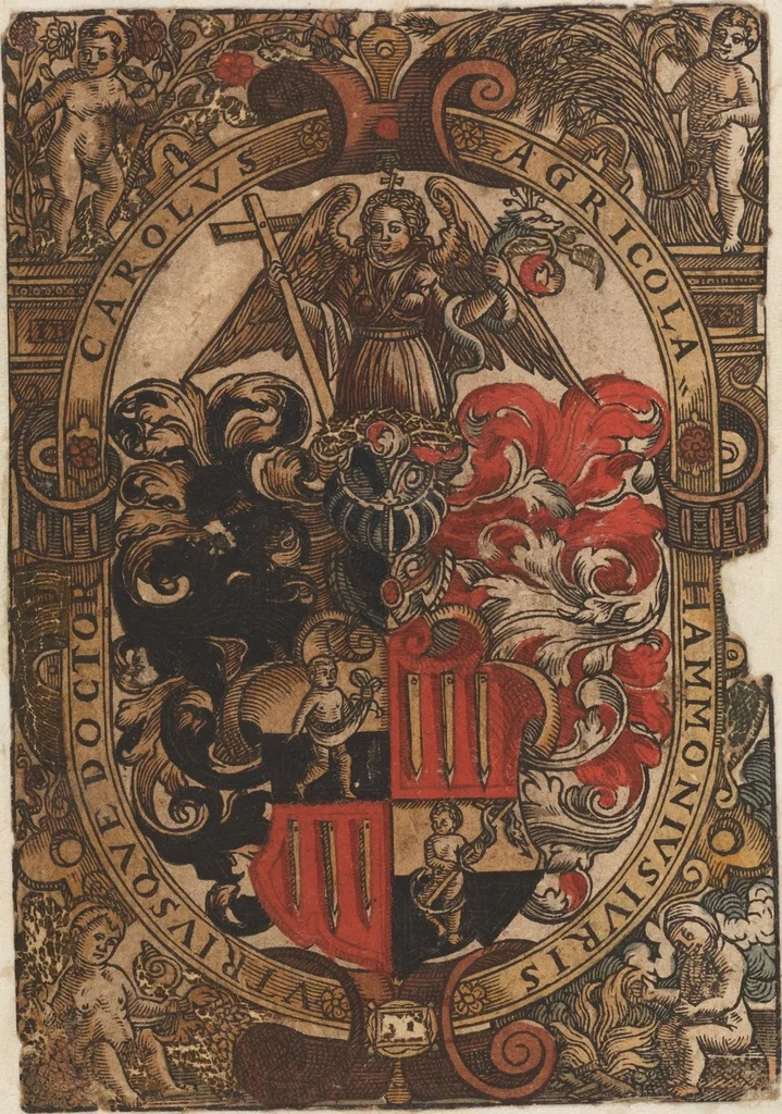 An illustration from Commission of Cristoforo Duodo, procurator of San Marco <i>de ultra</i>, 1491, leaf 1