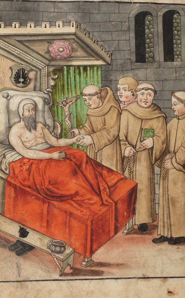 An illustration from The Housebook of the Lords of Hallwil, 1550, leaf 66