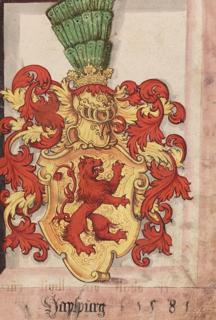 An illustration from The Housebook of the Lords of Hallwil, 1550, leaf 71