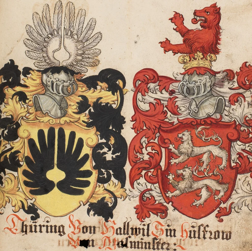 An illustration from The Housebook of the Lords of Hallwil, 1550, leaf 81