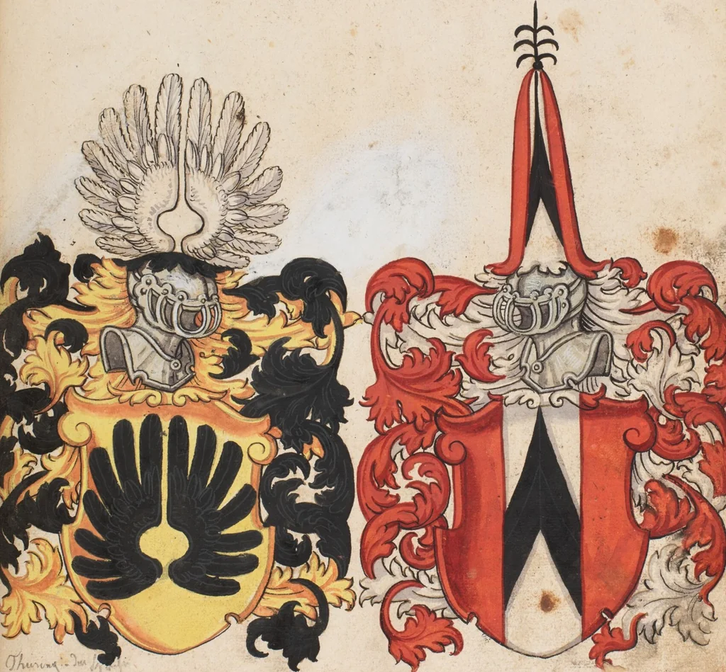 An illustration from The Housebook of the Lords of Hallwil, 1550, leaf 91