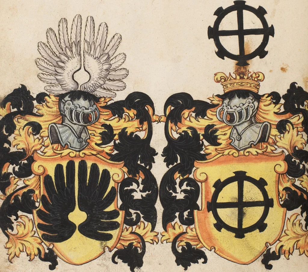 An illustration from The Housebook of the Lords of Hallwil, 1550, leaf 96