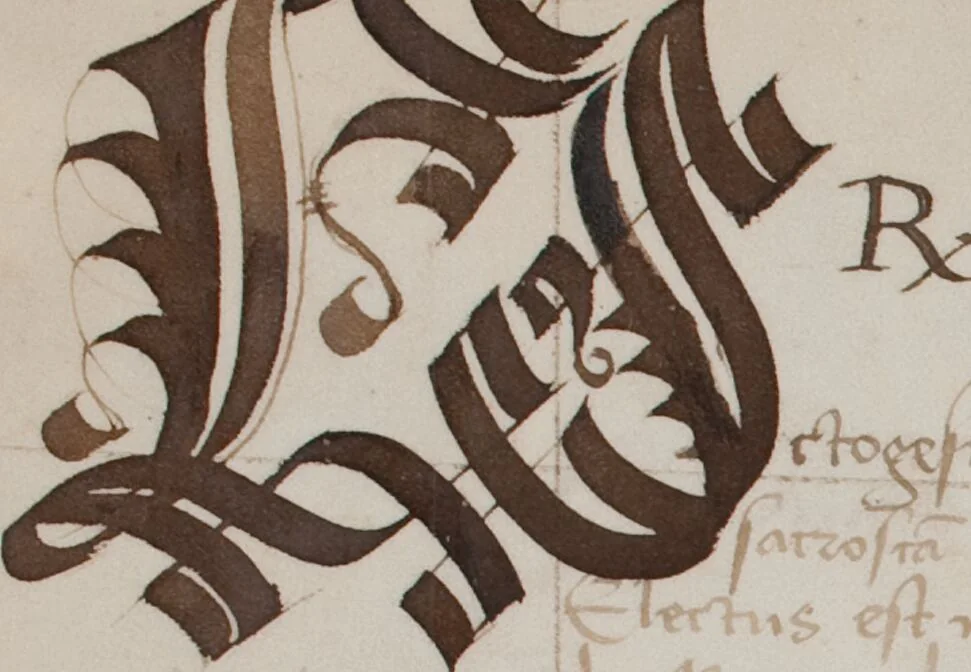 An illustration from Matriculation Register of the Rectorate of the University of Basel, Volume 1 (1460-1567), 1460, leaf 118