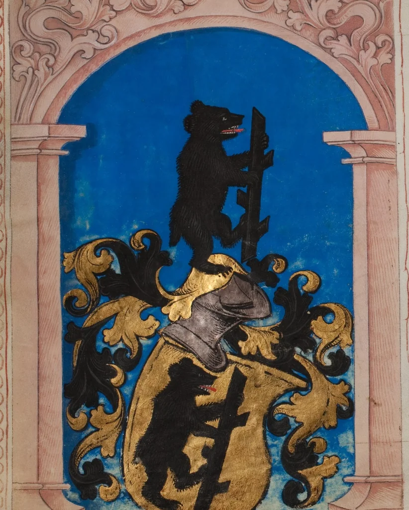 An illustration from Matriculation Register of the Rectorate of the University of Basel, Volume 1 (1460-1567), 1460, leaf 134