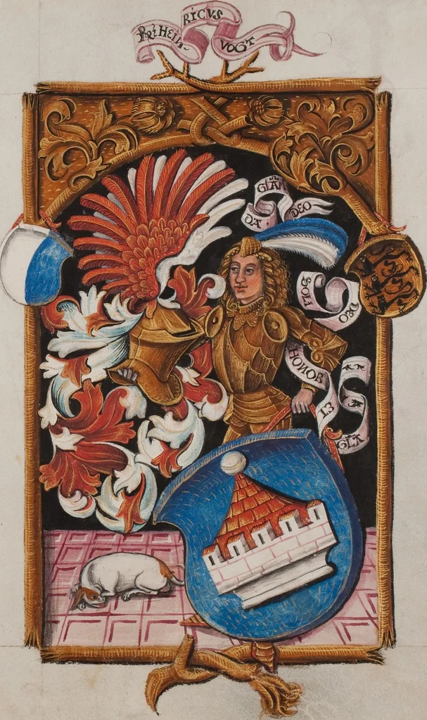 An illustration from Matriculation Register of the Rectorate of the University of Basel, Volume 1 (1460-1567), 1460, leaf 167