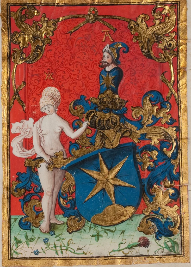 An illustration from Matriculation Register of the Rectorate of the University of Basel, Volume 1 (1460-1567), 1460, leaf 243