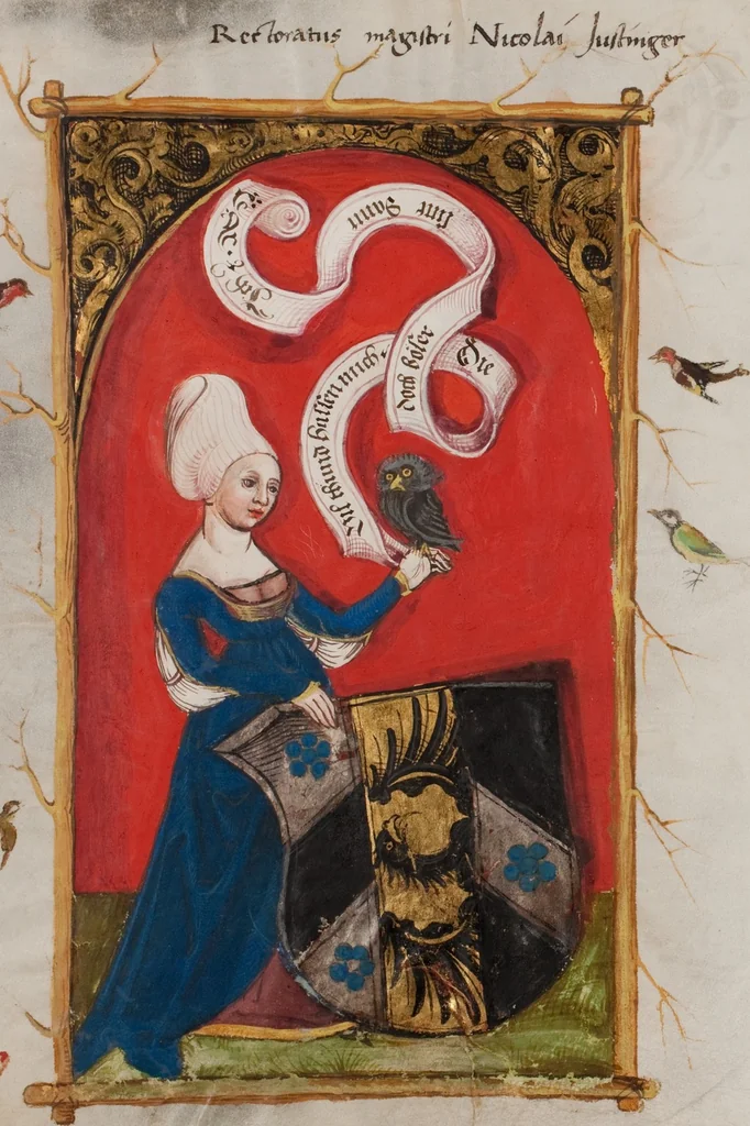 An illustration from Matriculation Register of the Rectorate of the University of Basel, Volume 1 (1460-1567), 1460, leaf 248