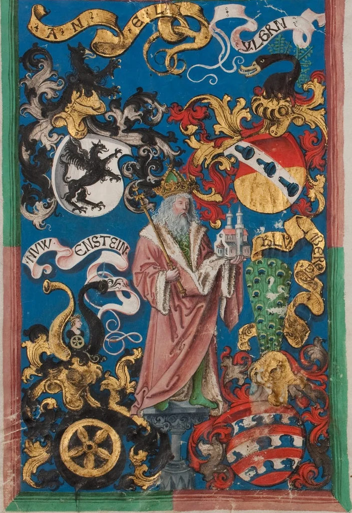 An illustration from Matriculation Register of the Rectorate of the University of Basel, Volume 1 (1460-1567), 1460, leaf 250