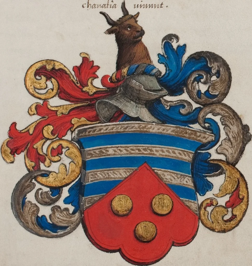 An illustration from Matriculation Register of the Rectorate of the University of Basel, Volume 1 (1460-1567), 1460, leaf 322