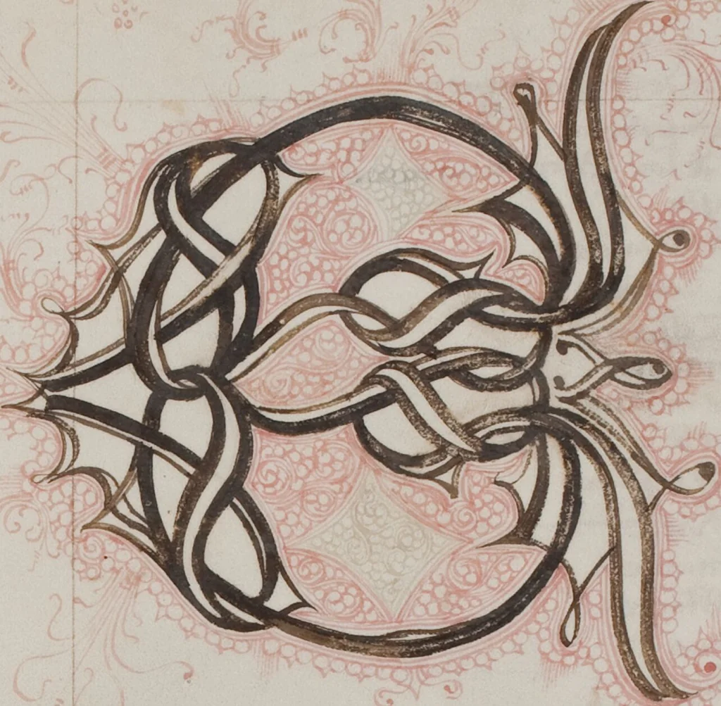An illustration from Matriculation Register of the Rectorate of the University of Basel, Volume 1 (1460-1567), 1460, leaf 35