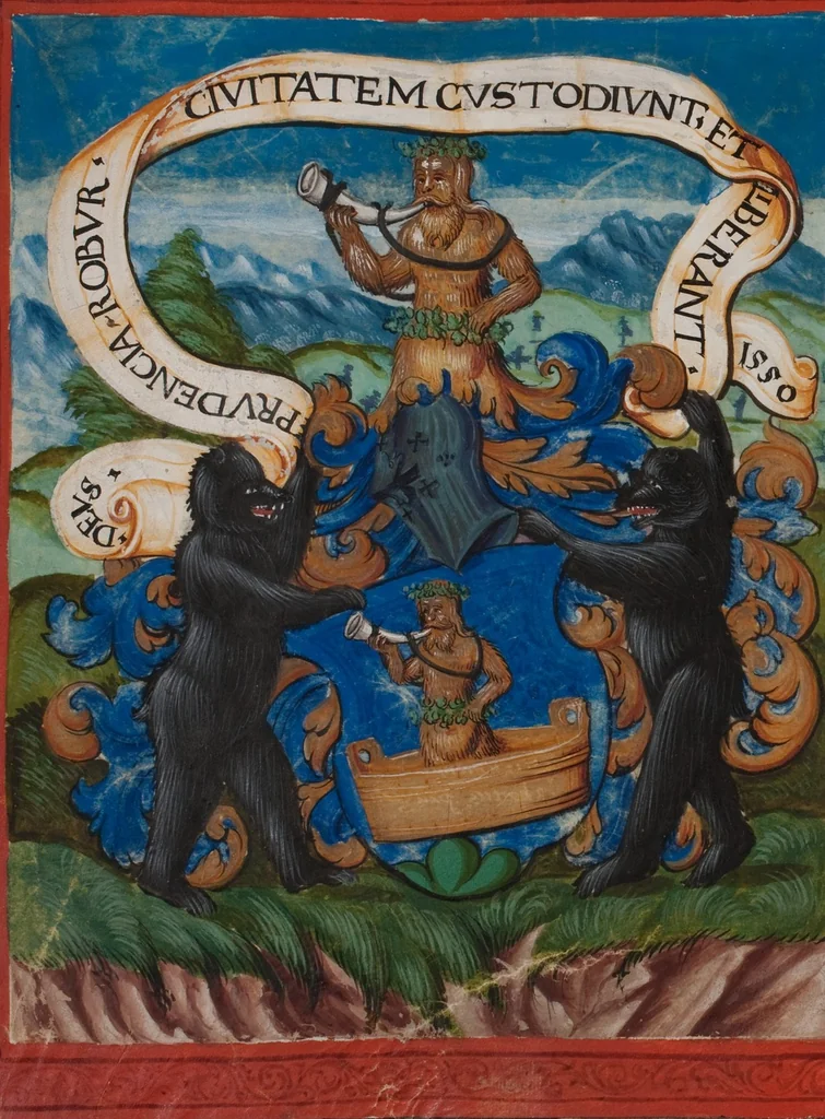 An illustration from Matriculation Register of the Rectorate of the University of Basel, Volume 1 (1460-1567), 1460, leaf 368
