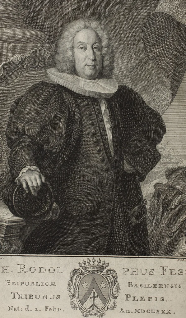An illustration from Matriculation Register of the Rectorate of the University of Basel, Volume 3 (1654-1764), 1654, leaf 424