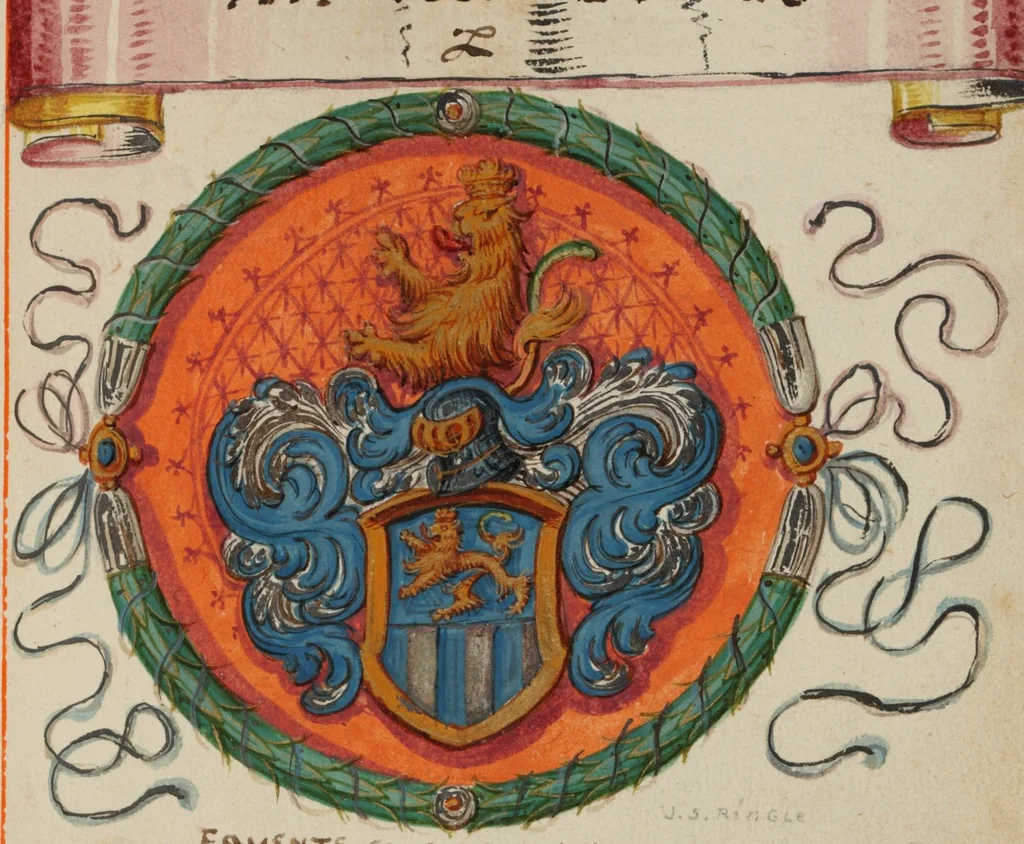 An illustration from Matricula facultatis medicae I, 1559-1800, 1559, leaf 149