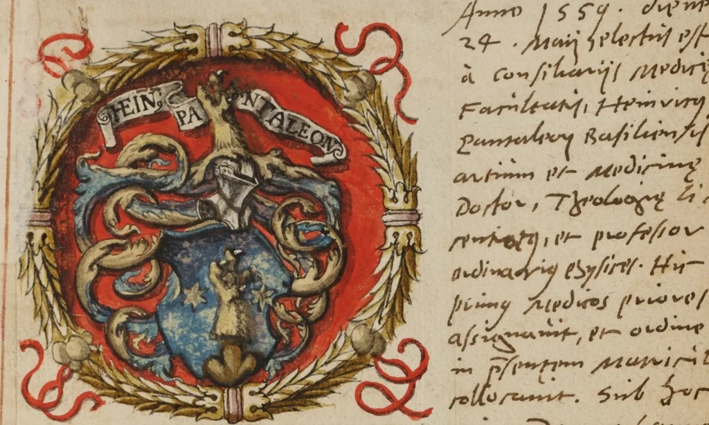 An illustration from Matricula facultatis medicae I, 1559-1800, 1559, leaf 19