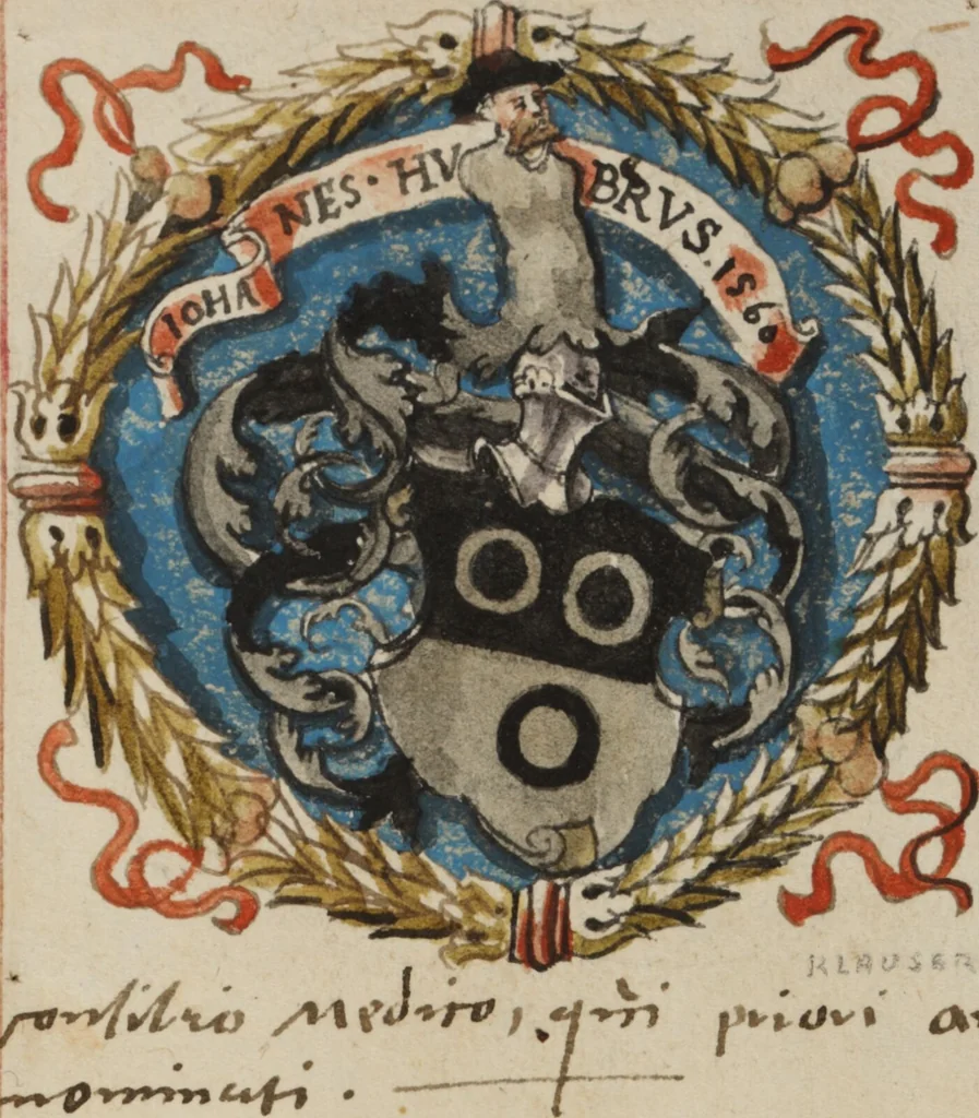 An illustration from Matricula facultatis medicae I, 1559-1800, 1559, leaf 21