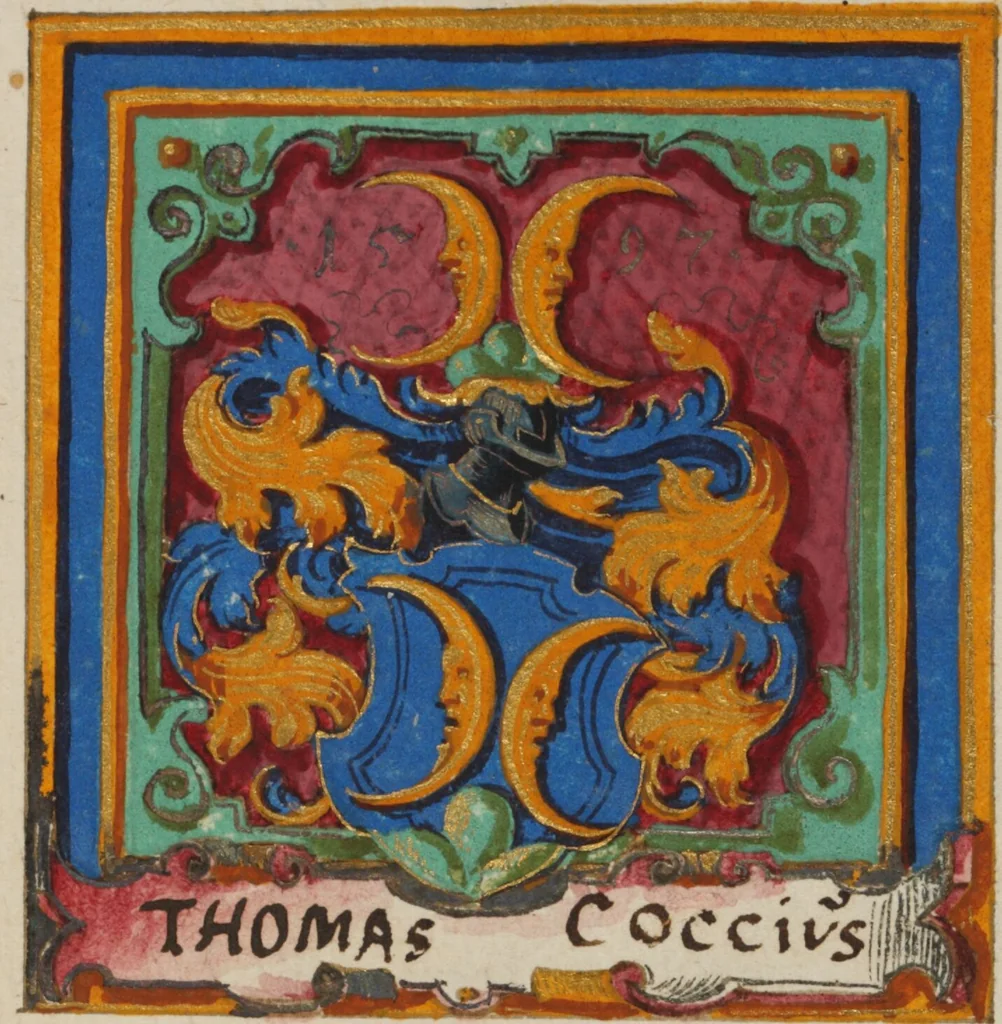 An illustration from Matricula facultatis medicae I, 1559-1800, 1559, leaf 95
