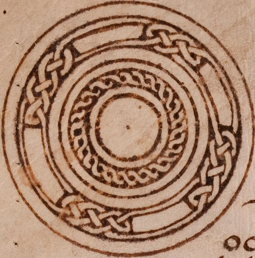 An illustration from Claudii Caesaris Arati Phaenomena, 850, leaf 16
