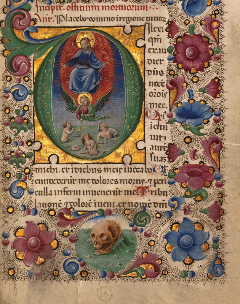 An illustration from Book of Hours, 1450, leaf 139