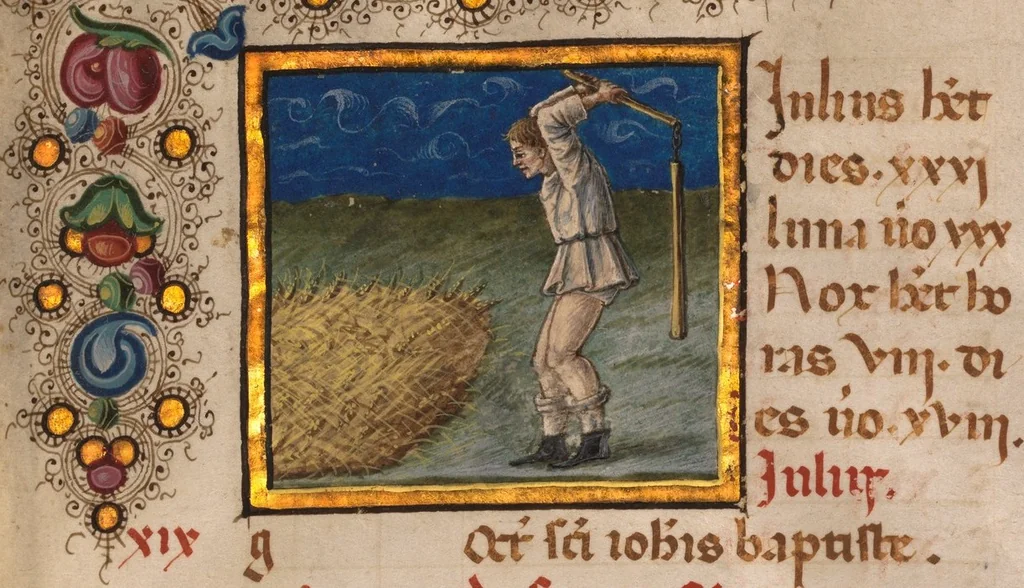 An illustration from Book of Hours, 1450, leaf 19