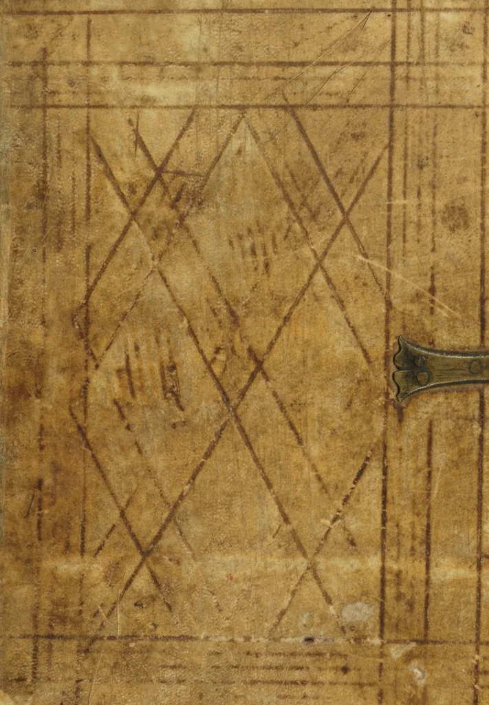 An illustration from Composite manuscript (theology), 1450, leaf 1