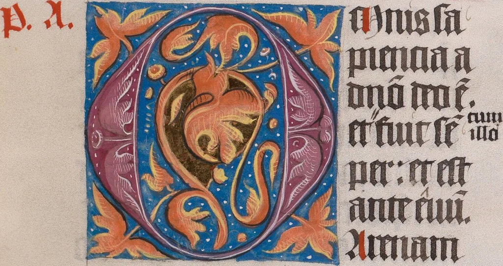 An illustration from Biblia Sacra, quarta pars, 1443, leaf 121