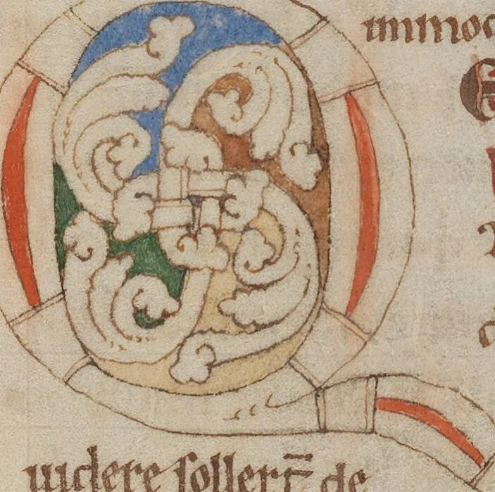 An illustration from Gregorius, <i>Moralia in Iob</i>, Books 17 to 35, 1463, leaf 253