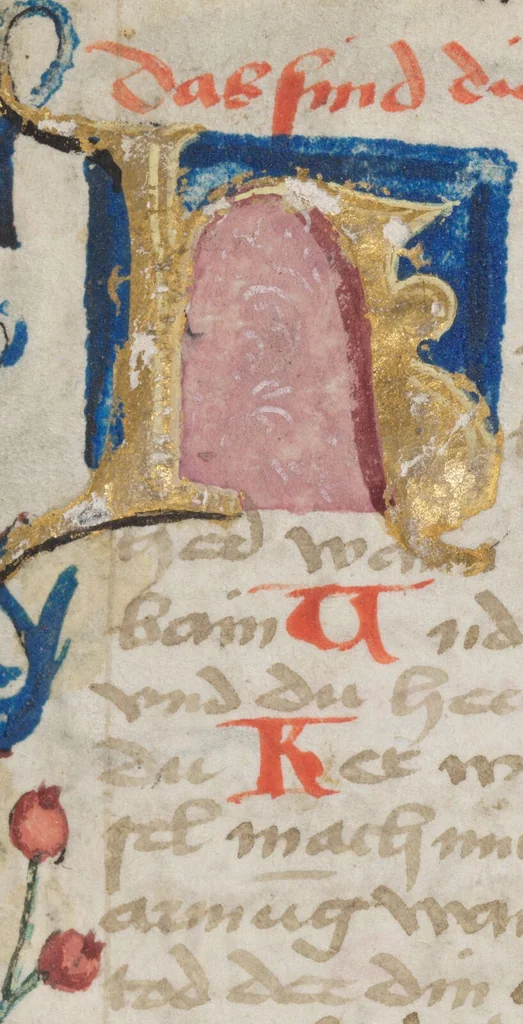 An illustration from Prayer book for Countess Anna von Montfort-Wasserburg-Rothenfels, 1489, leaf 173