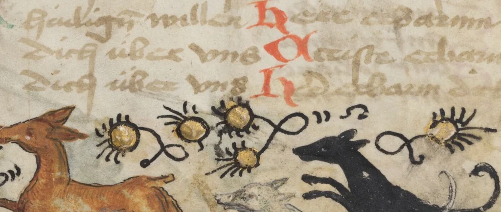 An illustration from Prayer book for Countess Anna von Montfort-Wasserburg-Rothenfels, 1489, leaf 187