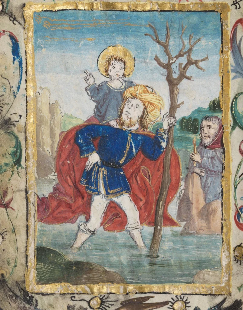 An illustration from Prayer book for Countess Anna von Montfort-Wasserburg-Rothenfels, 1489, leaf 76