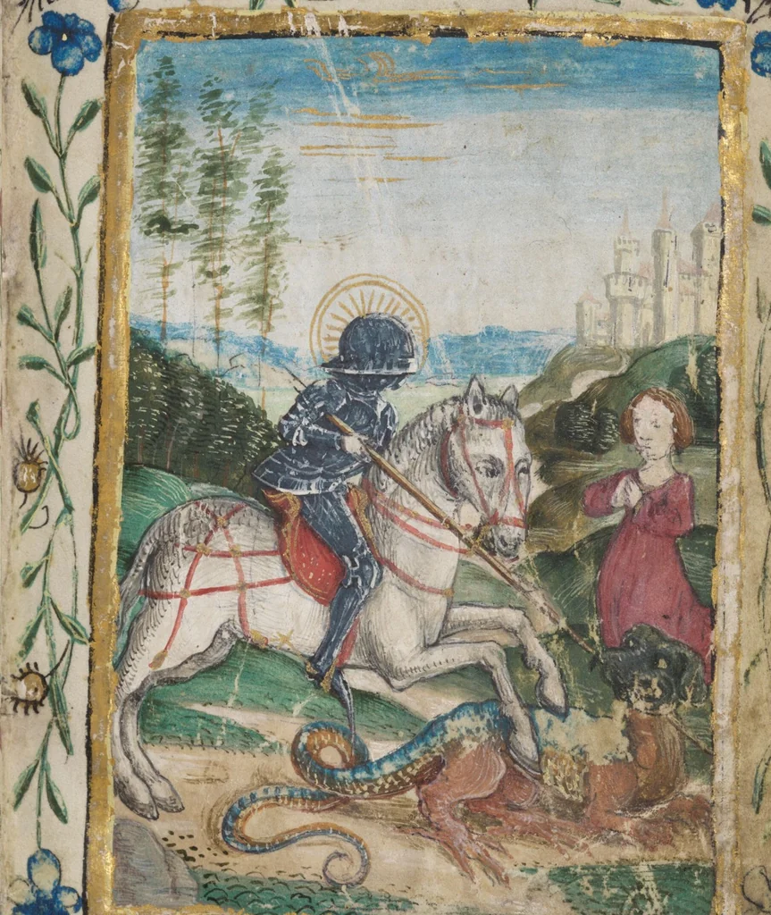 An illustration from Prayer book for Countess Anna von Montfort-Wasserburg-Rothenfels, 1489, leaf 97
