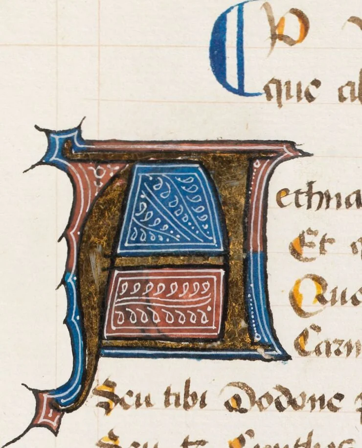 An illustration from Composite manuscript (Virgil), 1450, leaf 631