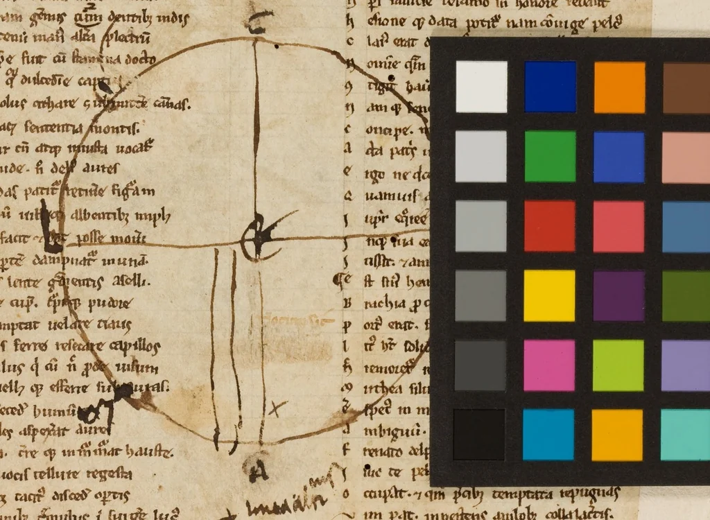 An illustration from Composite manuscript (Astronomy), 1350, leaf 113