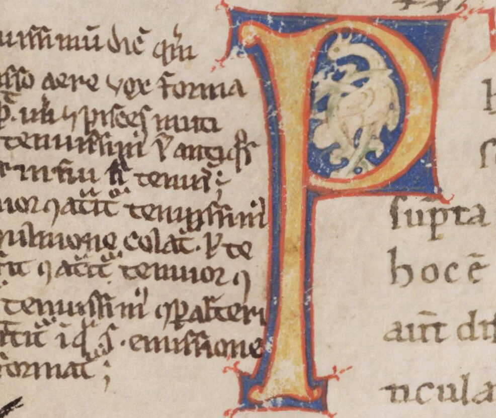 An illustration from Priscianus, 1100, leaf 10