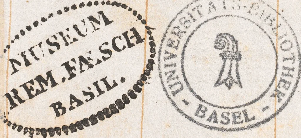 An illustration from Remigius Faesch: Iter Italicum, 1621, leaf 6