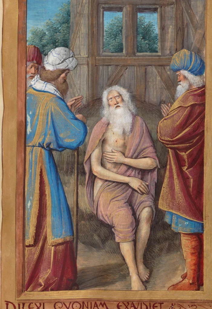 An illustration from Book of hours, 1500, leaf 121