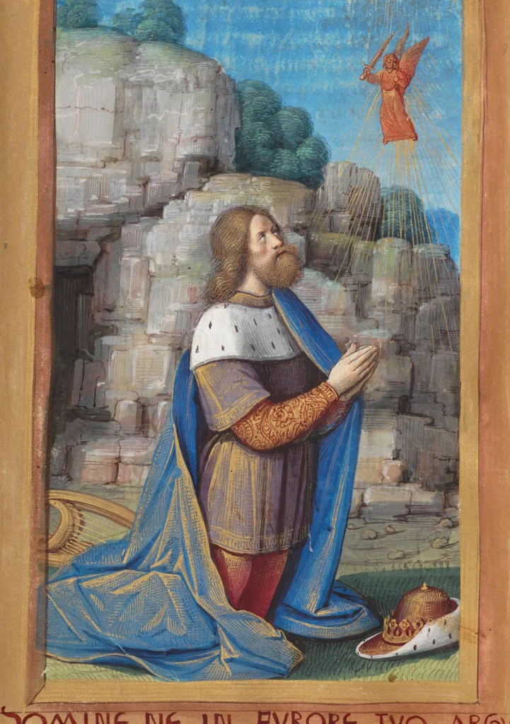An illustration from Book of hours, 1500, leaf 158