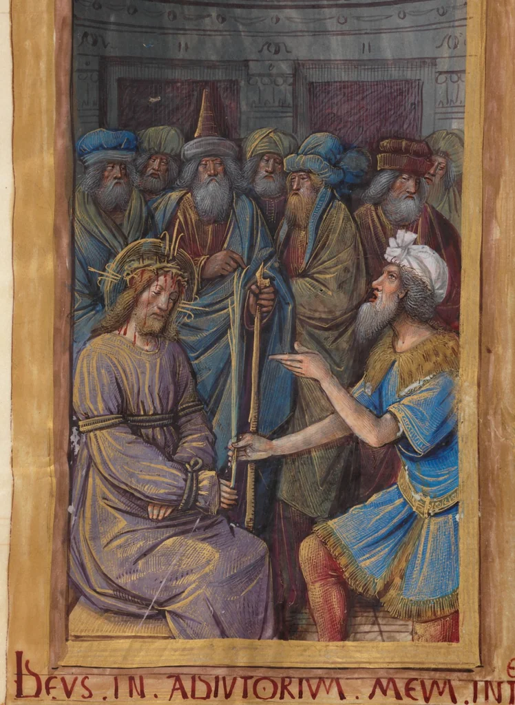 An illustration from Book of hours, 1500, leaf 189