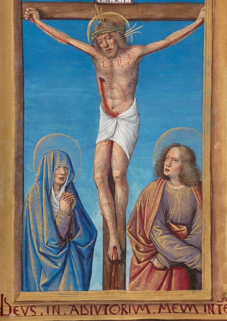 An illustration from Book of hours, 1500, leaf 210