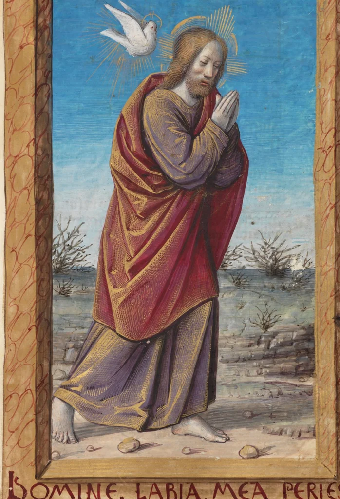An illustration from Book of hours, 1500, leaf 237