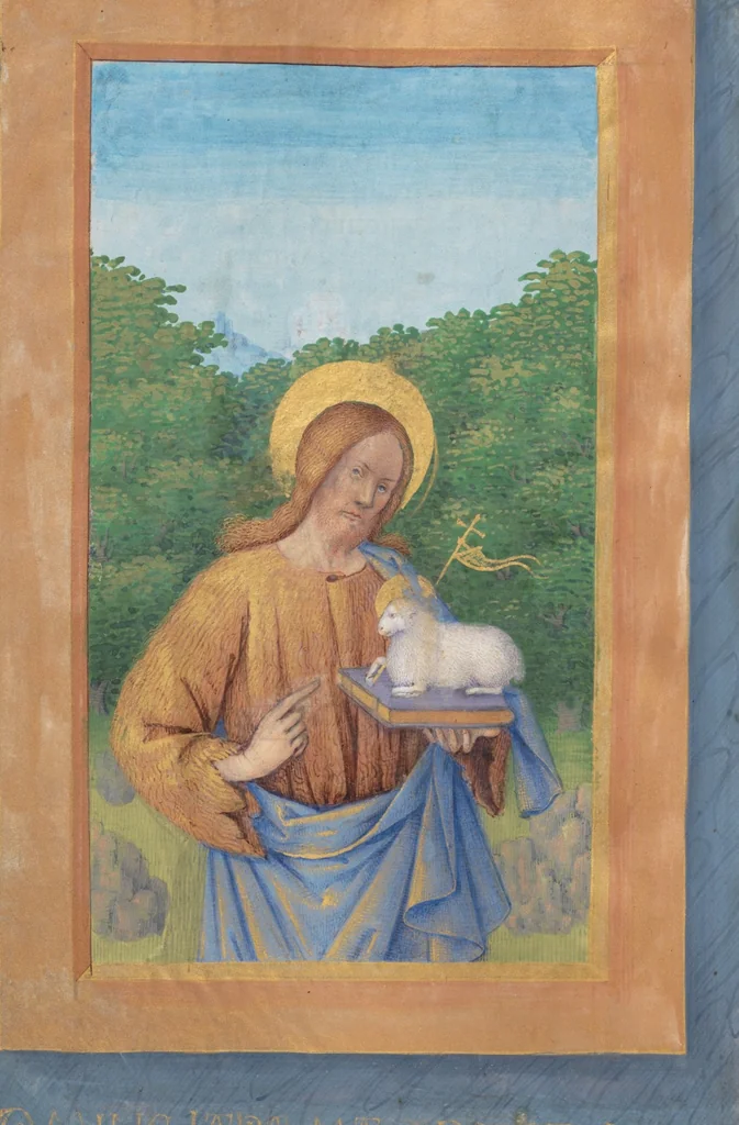 An illustration from Book of hours, 1500, leaf 258