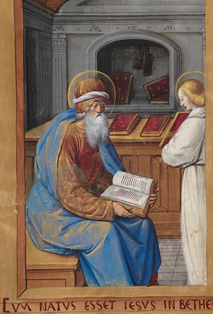 An illustration from Book of hours, 1500, leaf 33