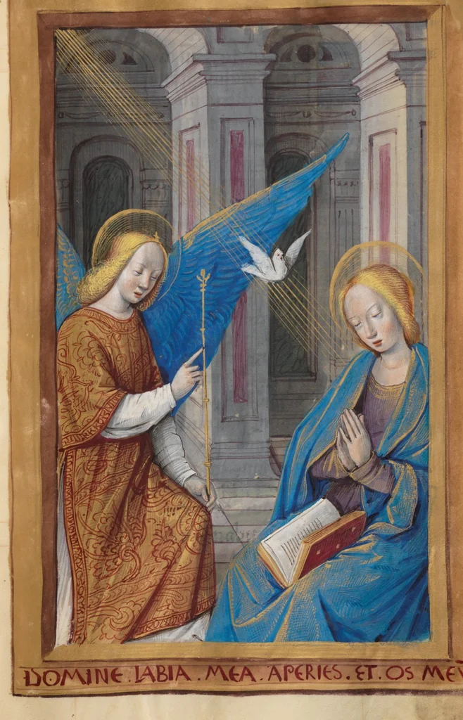 An illustration from Book of hours, 1500, leaf 41