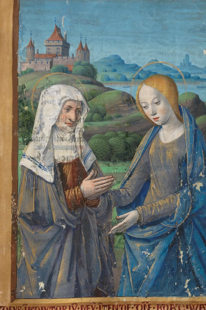 An illustration from Book of hours, 1500, leaf 61
