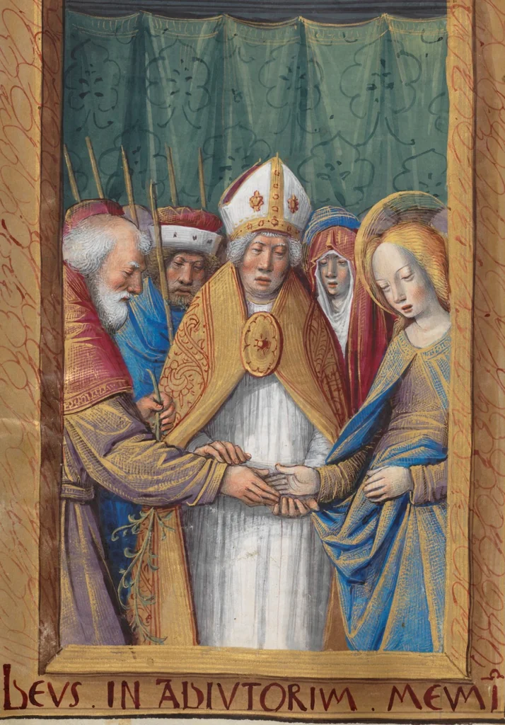 An illustration from Book of hours, 1500, leaf 74