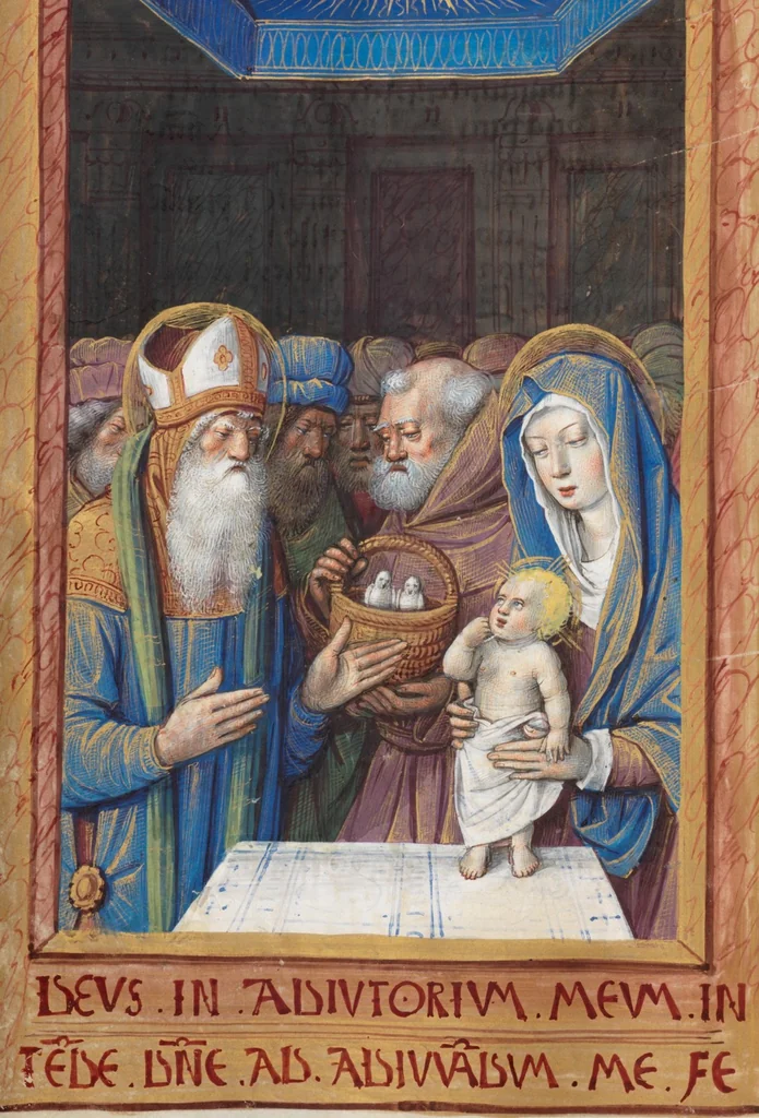 An illustration from Book of hours, 1500, leaf 88