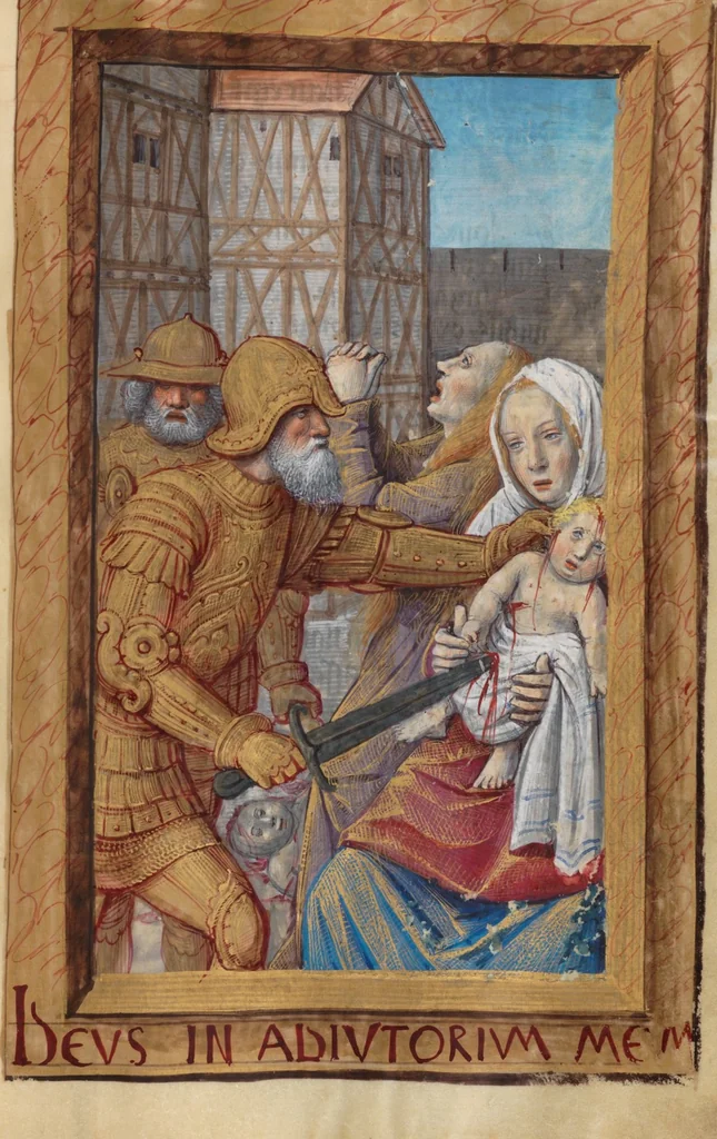 An illustration from Book of hours, 1500, leaf 93