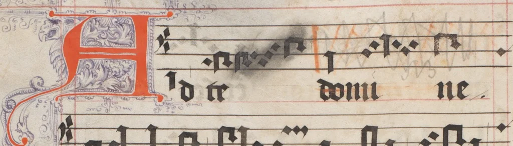 An illustration from Graduale de tempore, 1556, leaf 10