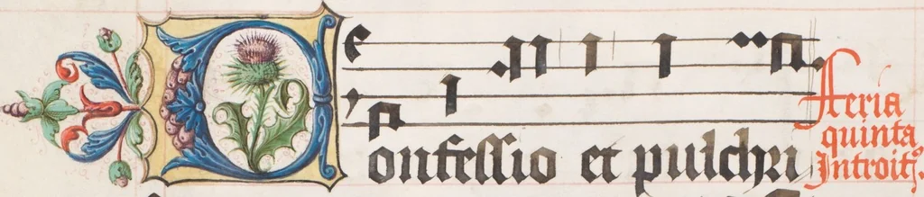 An illustration from Graduale de tempore, 1556, leaf 166